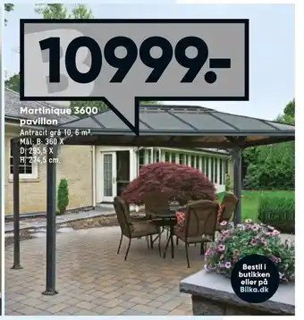 Bilka Martinique 3600 pavillon tilbud