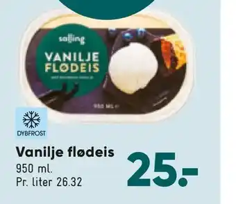 Bilka Vanilje flødeis tilbud
