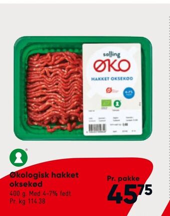 Bilka Økologisk hakket oksekød tilbud