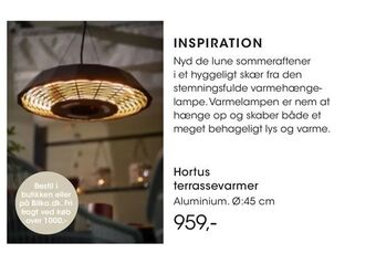 Bilka Hortus terrassevarmer tilbud