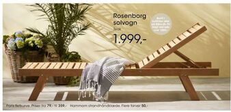 Bilka Rosenborg solvogn tilbud