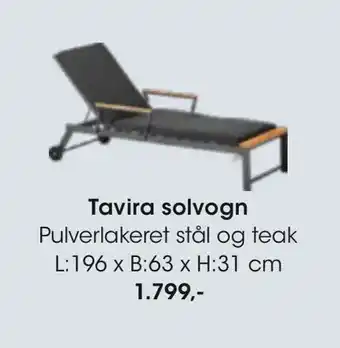 Bilka Tavira solvogn tilbud