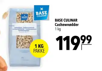 Citti BASE CULINAR Cashewnødder tilbud