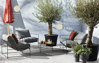 Bilka Moretta loungesæt med Altea bord tilbud