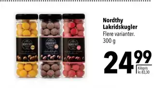 Citti Nordthy Lakridskugler tilbud