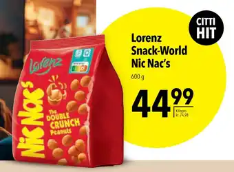 Citti Lorenz Snack-World Nic Nac’s tilbud