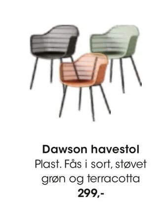 Bilka Dawson havestol tilbud