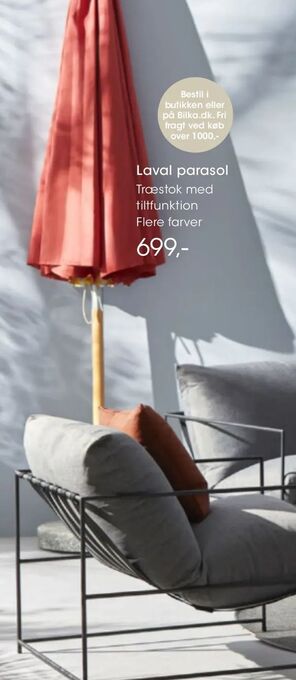 Bilka Laval parasol tilbud