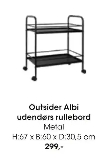 Outsider Albi udendørs rullebord