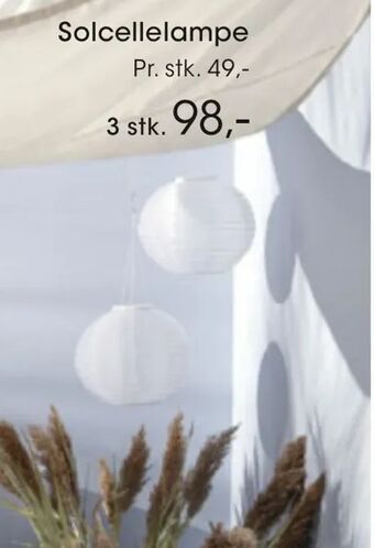 Bilka Solcellelampe tilbud