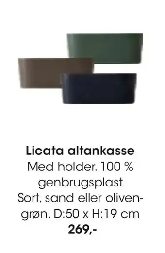 Bilka Licata altankasse tilbud