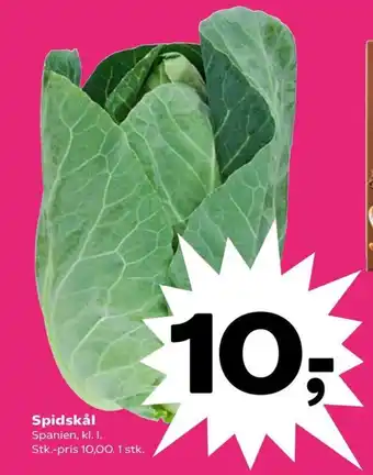 Coop.dk Spidskål tilbud