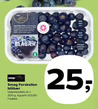 Smag Forskellen blåbær