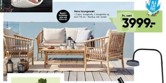 Bilka Vero loungesæt tilbud
