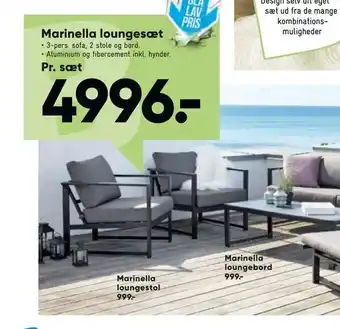 Bilka Marinella loungestol tilbud