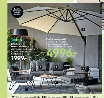Bilka HORTUS terrassevarmer - gulvmodel med skærm tilbud