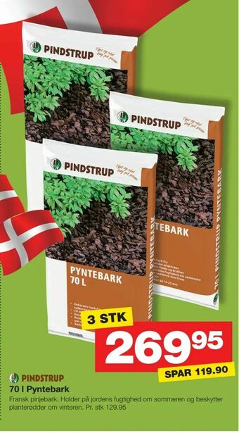 Bauhaus 70 l Pyntebark tilbud