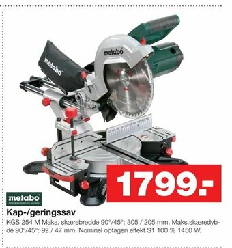 Bauhaus Kap-/geringssav tilbud