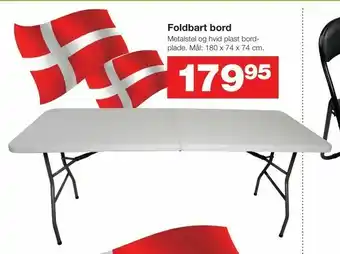 Bauhaus Foldbart bord tilbud