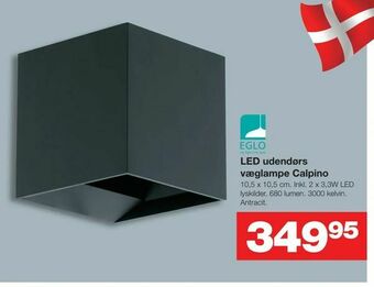 LED udendørs væglampe Calpino