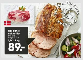 Bilka Hel dansk nakkefilet tilbud