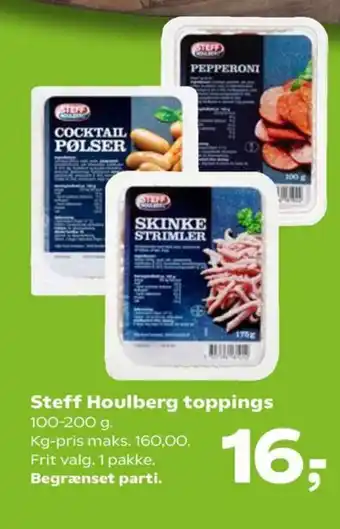 Steff Houlberg toppings
