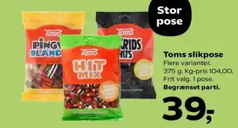 Coop.dk Toms slikpose tilbud