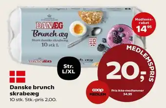 Coop.dk Danske brunch skrabeæg tilbud