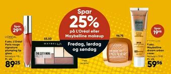 Bilka L'Oréal eller Maybelline makeup tilbud
