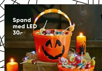 Bilka Spand med LED tilbud