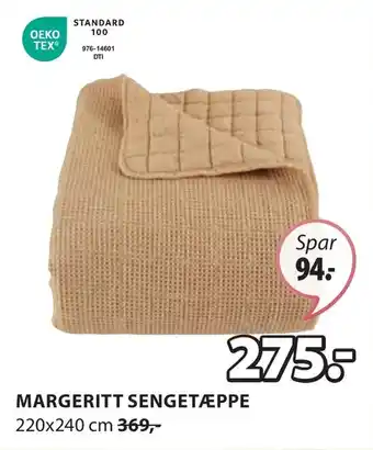 JYSK MARGERITT SENGETÆPPE tilbud