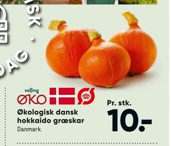 Bilka Økologisk dansk hokkaido græskar tilbud
