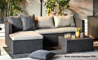 Bilka Kofu loungesæt - sort tilbud