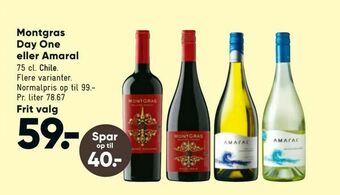 Bilka Montgras Day One eller Amaral tilbud