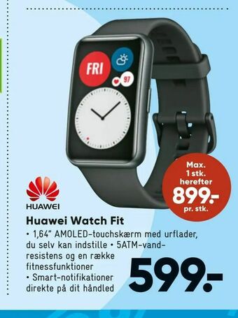 Bilka Huawei Watch Fit tilbud