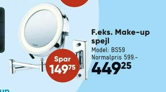 Bilka Make-up spejl tilbud