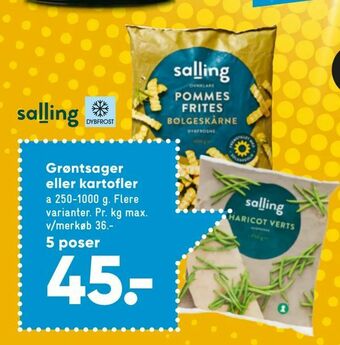 Bilka Grøntsager eller kartofler tilbud