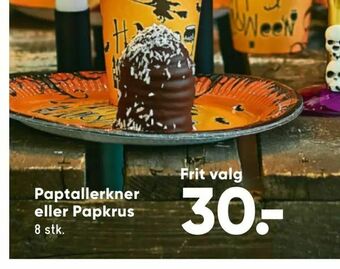 Bilka Paptallerkner eller Papkrus tilbud