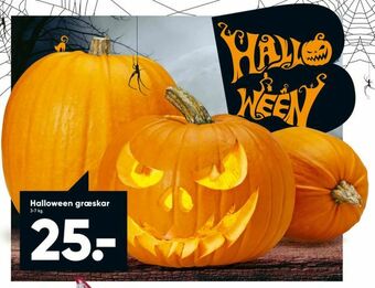 Halloween græskar