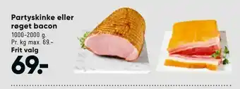 Bilka Partyskinke eller røget bacon tilbud