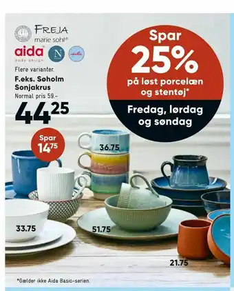 Bilka På løst porcelæn og stentøj tilbud