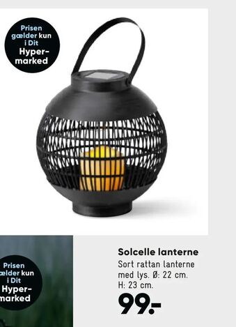 Solcelle lanterne