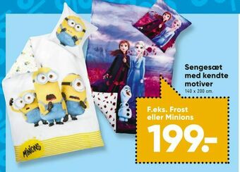 Bilka Sengesæt med kendte motiver tilbud