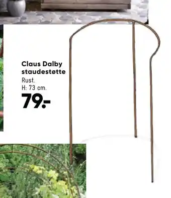 Bilka Claus Dalby staudestøtte tilbud