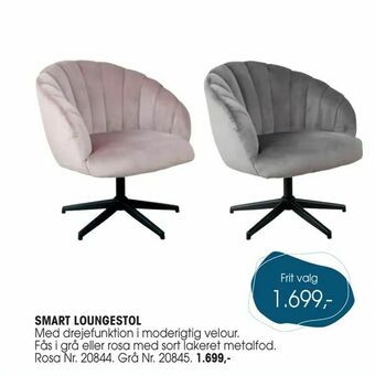 Daells Bolighus Smart loungestol tilbud