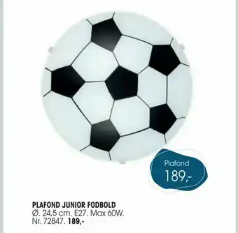 Plafond junior fodbold