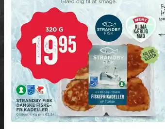 MENY Strandby fisk danske fiske­frikadeller tilbud