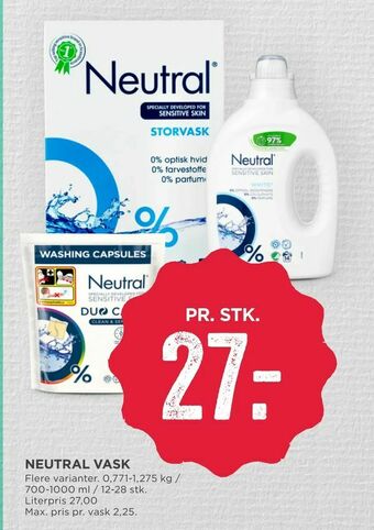 MENY Neutral vask tilbud