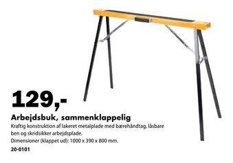 Arbejdsbuk, sammenklappelig