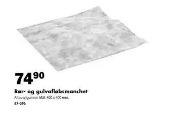 Biltema Rør- og gulvafløbsmanchet tilbud